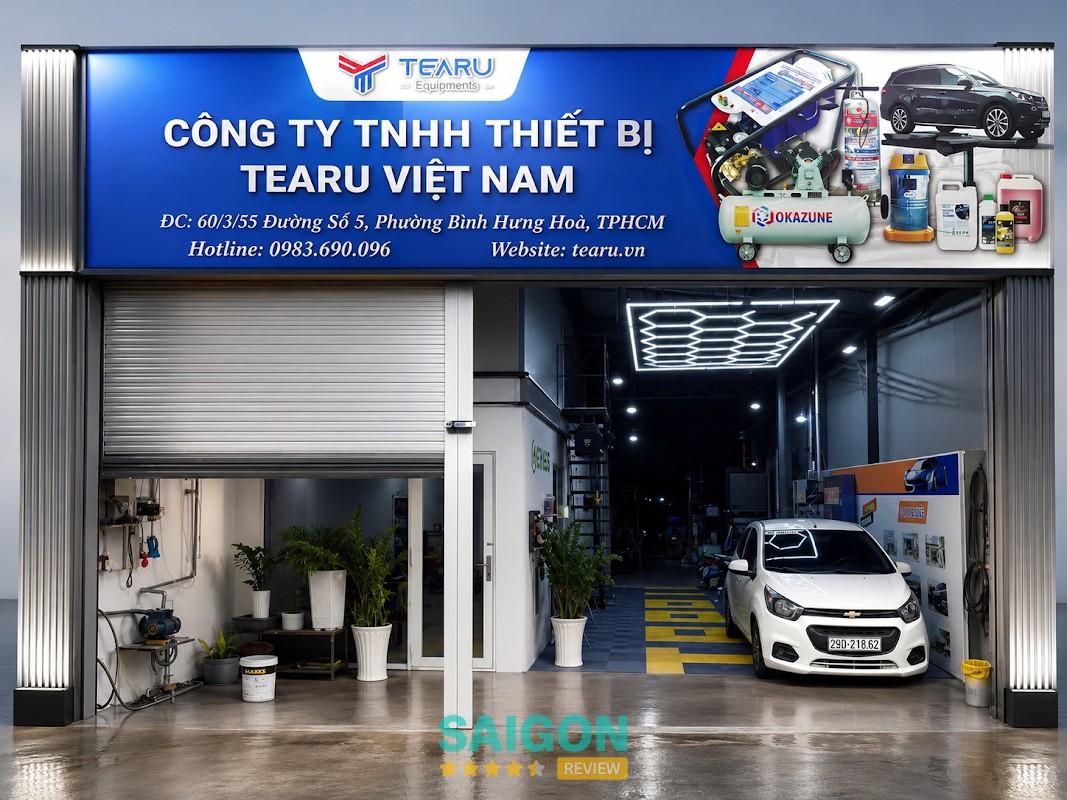 Công Ty Tearu Việt Nam cung cấp thiết bị rửa xe