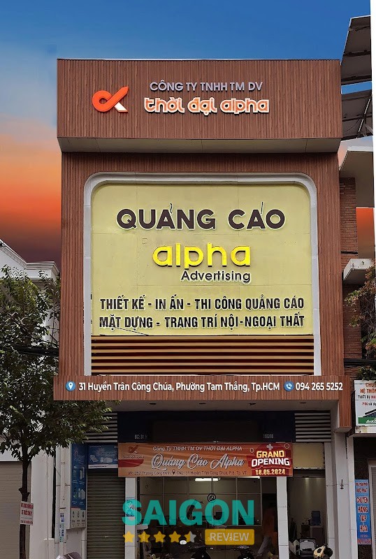 Công ty quảng cáo Alpha Vũng Tàu