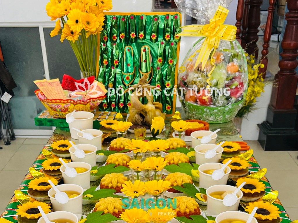 Setup mâm cúng trọn gói Cát Tường