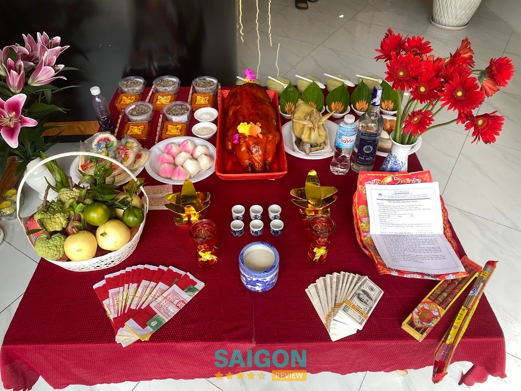 Mâm lễ tại Mâm Cúng Việt