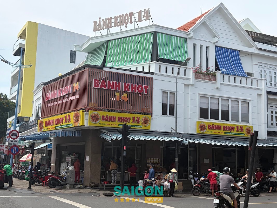 Phần bánh khọt tại Bánh khọt 14