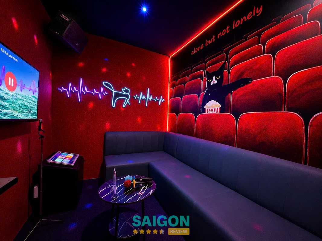 Không gian karaoke Miêusicbox
