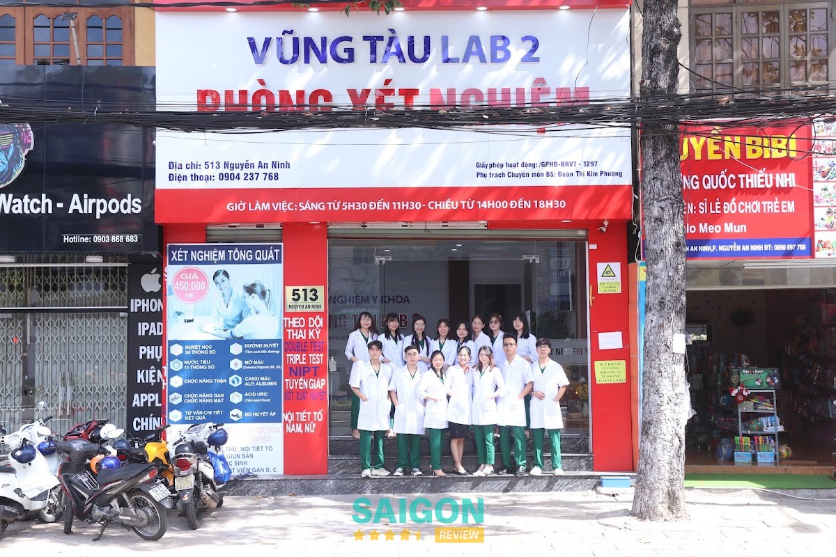 Khu vực xét nghiệm tại Vũng Tàu Lab 2