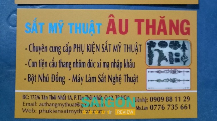 Sản phẩm phụ kiện sắt mỹ thuật Âu Thăng