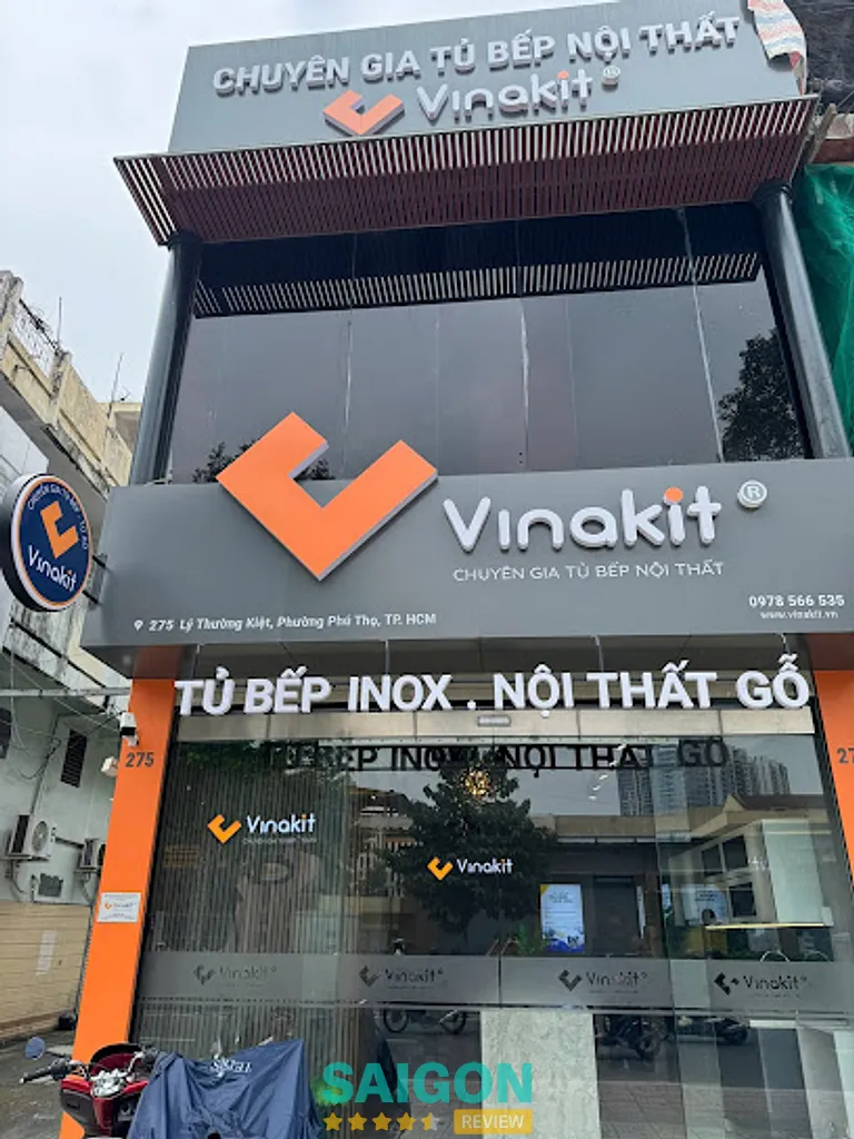 Vinakit chuyên tủ bếp, nội thất: 275 Lý Thường Kiệt, P. Phú Thọ